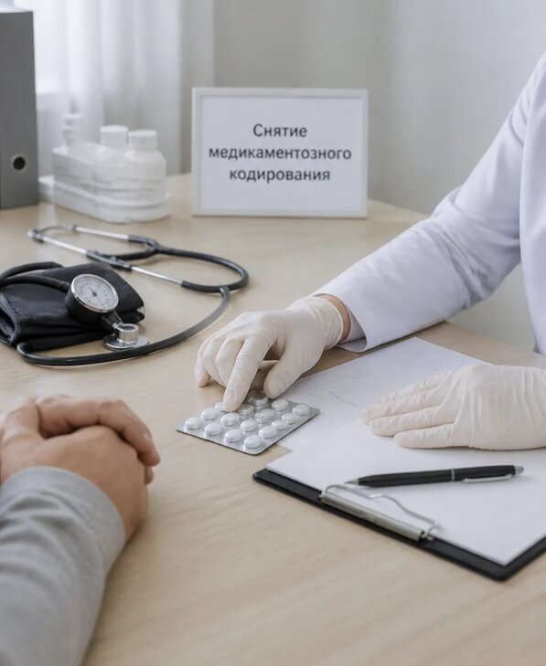 Снятие медикаментозного кодирования в Ноябрьске от 5065 р. | Медзона